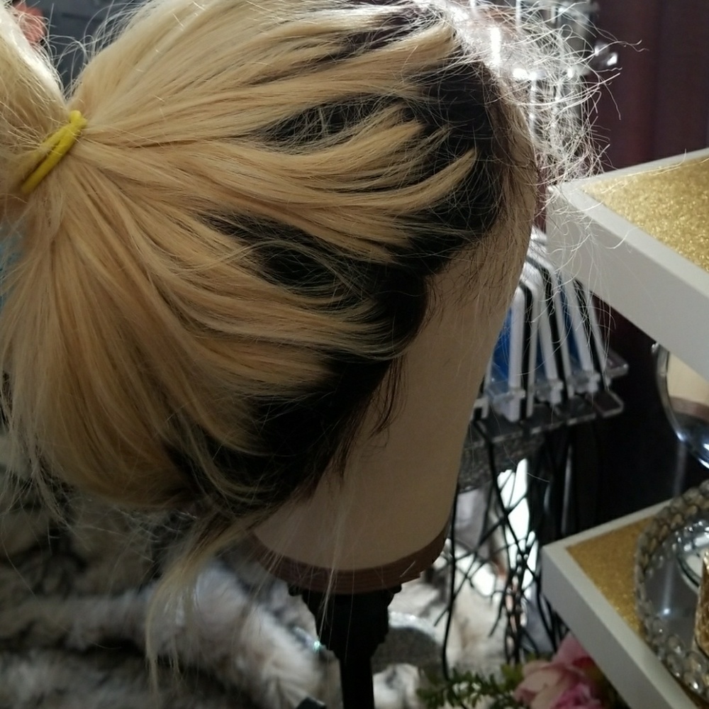 SOLD/ 100% human hair full lace rooted wig - Picture 6 of 8